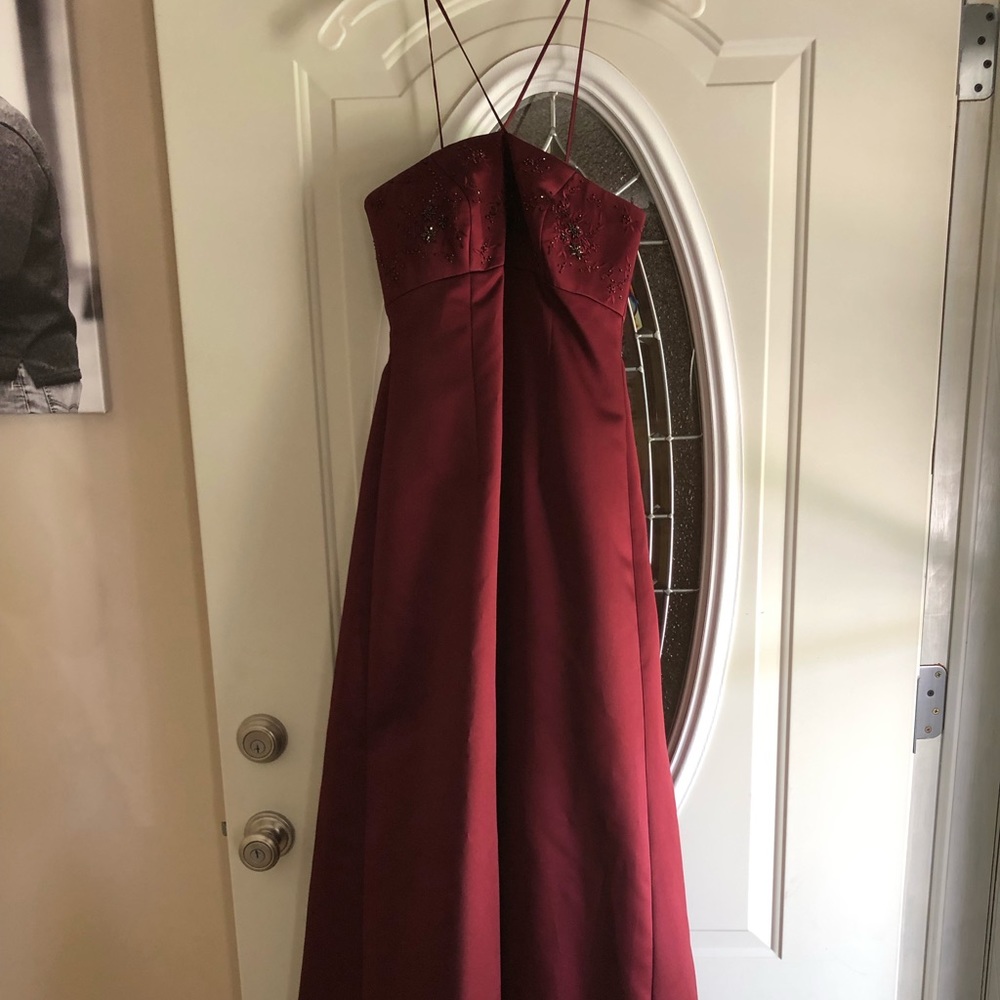 David’s bridal bridesmaid dress